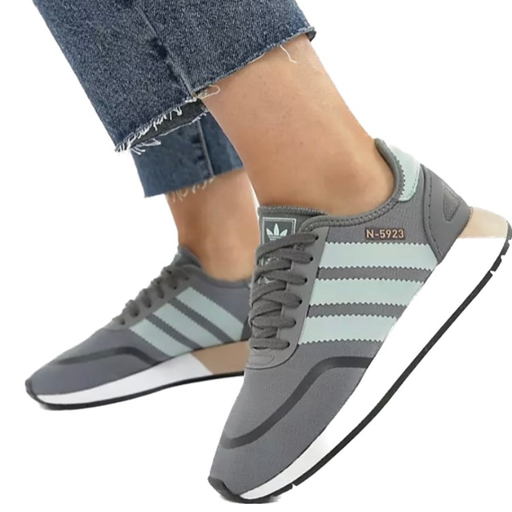 ADIDAS Originals N-5923 Runner Sneakers In Gray And Mint